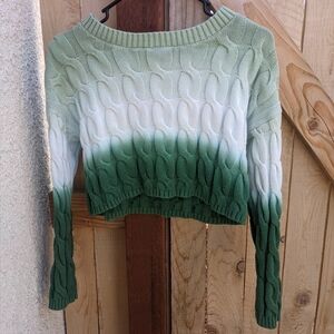 Sincerely Jules cropped ombre sweater